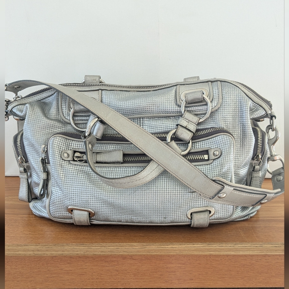 COACH Cambridge Alexa Silver Bag